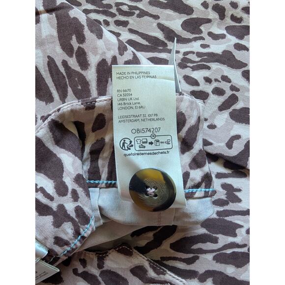 NWT Maeve The Colette Cropped Magic Fabric Wide-Leg Pants Sz 26 Brown #7E502 - Picture 10 of 10